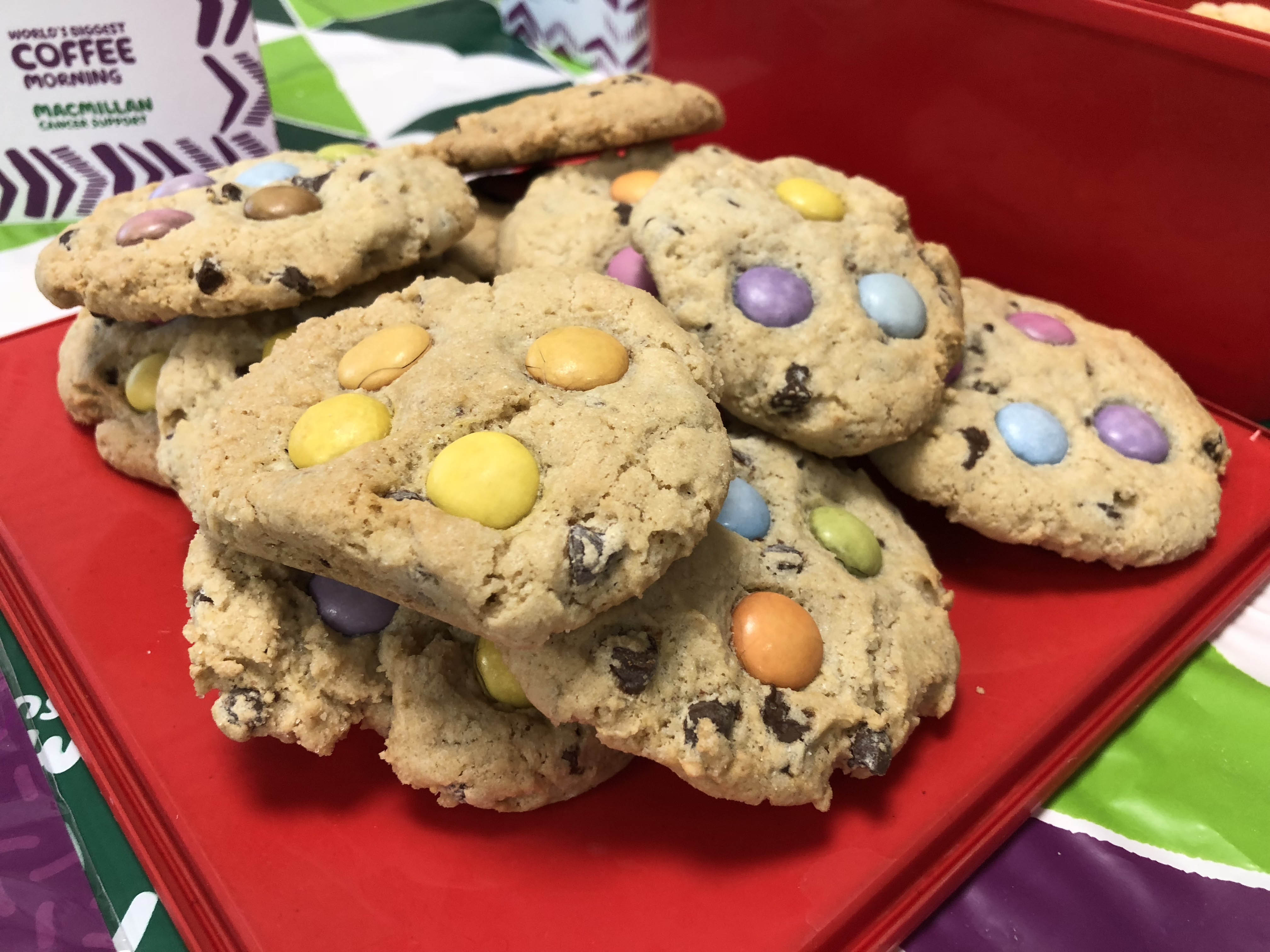 smartie cookies